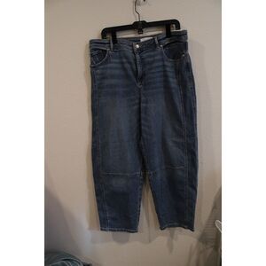 Made and loved LOFT high rise barrel jeans size 32/14 NEW NWT women's